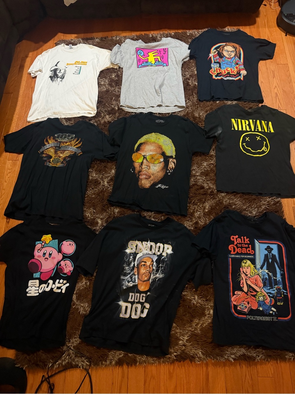 7 Used Men’s T Shirts size Lg 2 XL